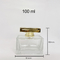 Δημιουργικό μπουκάλι αρώματος 100ml με την καλλυντική συσκευασία ξιφολογχών μπουκαλιών γυαλιού μπουκαλιών ψεκασμού Zamak ΚΑΠ