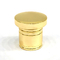 Κλασική ΚΑΠ μπουκαλιών αρώματος Zamac μετάλλων μορφής κυλίνδρων χρυσής επένδυσης κραμάτων ψευδάργυρου