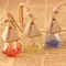 8ML τριγωνικό ρομβικό κενό μπουκάλι ΚΑΠ, μπουκάλι αρώματος αυτοκινήτων, μπουκάλι αρώματος χρώματος, μπουκάλι γυαλιού χρώματος με το ΛΟΓΌΤΥΠΟ συνήθειας
