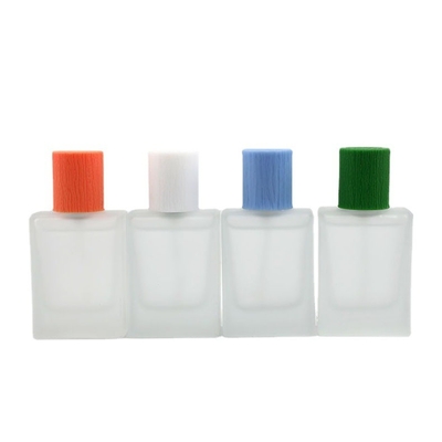 Χονδρικό σημείων αρώματος μπουκαλιών διαφανές παγωμένο αρώματος γυαλί Subpackage μπουκαλιών αρώματος γυαλιού κάλυψης σιταριού μπουκαλιών ξύλινο