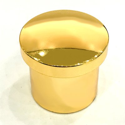 Κλασικά χρυσά καλύμματα μπουκαλιών αρώματος αργιλίου Zamak χρώματος