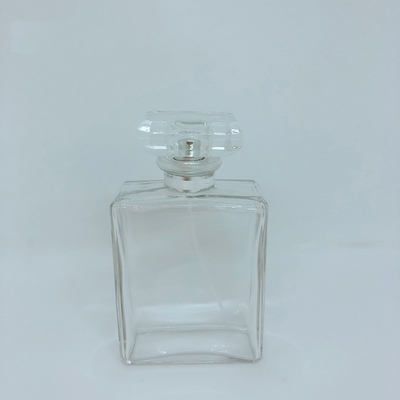 Αγορά 100ml Νο 5 μπουκάλι γυαλιού μπουκαλιών αρώματος, κενό μπουκάλι, ακροφύσιο ξιφολογχών, τετραγωνικός Τύπος, μπουκάλι καλλυντικών online manufacture