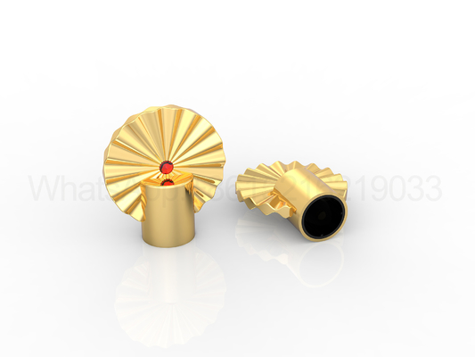 Αγορά Προσαρμοσμένο λογότυπο Die Cast Zamak Perfume Top σε διάφορα σχήματα και βάρη online manufacture