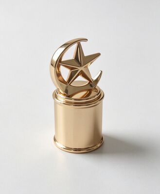 Αγορά Crescent & Star Zamak Perfume Cap - Luxury Gold Finish διαδικτυακή κατασκευή