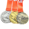 COem ψευδάργυρου κραμάτων τρισδιάστατο χρυσό βραβείων αθλητικό μετάλλιο μετάλλων συνήθειας μαραθωνίου τρέχοντας