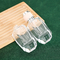 Διαφανές 50ml άδειο μπουκάλι αρώματος τετράγωνο κομμένο ρομβικό 15 μπαγιονέτ καλλυντικό λεπτό γυάλινο μπουκάλι