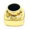 Λαμπρά χρυσά καλύμματα μπουκαλιών Zamak αλουμινίου μετάλλων χρώματος κανονικά