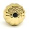 Χρυσά καλύμματα μπουκαλιών αρώματος μετάλλων Zamak χρώματος πολυτέλειας συνήθειας με το Stone