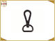 D Ring Metal Swivel Snap Hooks For Handbags / Purses Hanging Gunmetal Polished