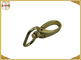 Quick Release Brass Plating Swivel Snap Hooks With Oval Ring Environmental Protection