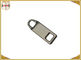 Zinc Alloy Nickel Plating Metal Zipper Pulls For Jackets / Dresses 3mm Thickness