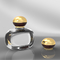 Διαφανές σφαιρών έξοχο εμπορικό σήμα Zamac μετάλλων καπακιών μπουκαλιών αρώματος ύφους ασημένιο χρυσό