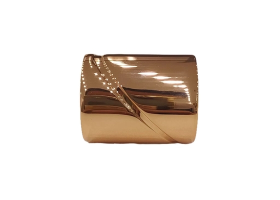 Προσαρμοσμένο μέγεθος Χρυσό Zamak Perfume Caps Ζινκ Alloy Perfume Bottle Cover