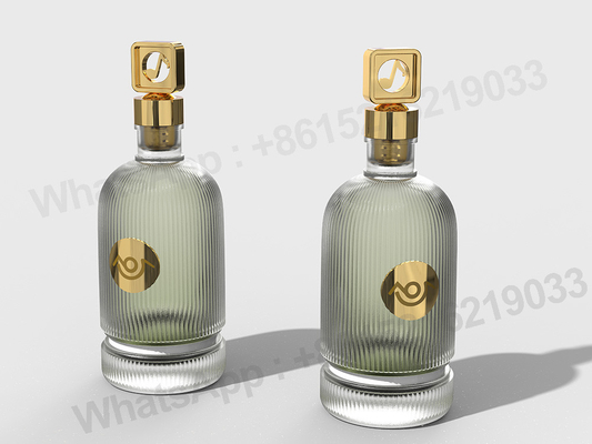 Προσαρμοσμένα καπάκια Zamak Perfume Die Cast Στρογγυλο / τετράγωνο / ορθογώνιο σχήμα με φινίρισμα επιφάνειας Matt