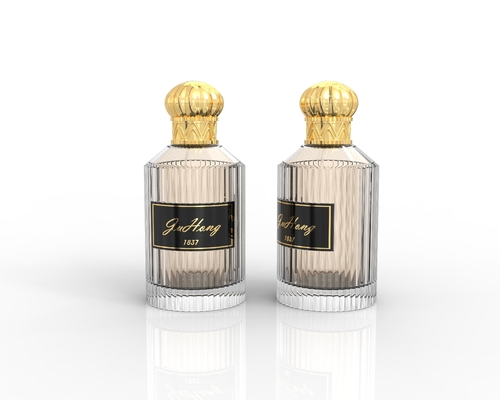 Στρογγυλό Zamak Zinc Alloy Metal Perfume Cap γυαλισμένο