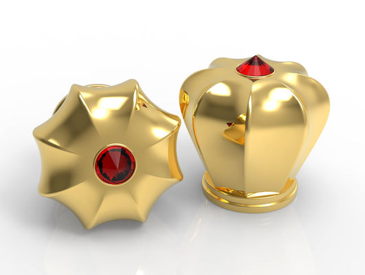 Εξαιρετικό μεταλλικό καπάκι αρώματος από κρύσταλλο εργοστασίου, προσαρμοσμένο χρώμα, μεταλλικό καπάκι αρώματος από κράμα ψευδαργύρου