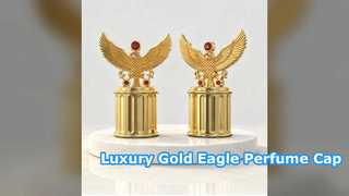 Καπάκι αρώματος Luxury Eagle Wing Επίχρυσο καπάκι μπουκαλιού